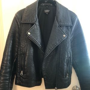 Topshop FAUX leather moto jacket.